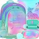 Starpak Ombre Kitty 3-Piece School Set: Backpack, Shoe Bag, & Pencil Case