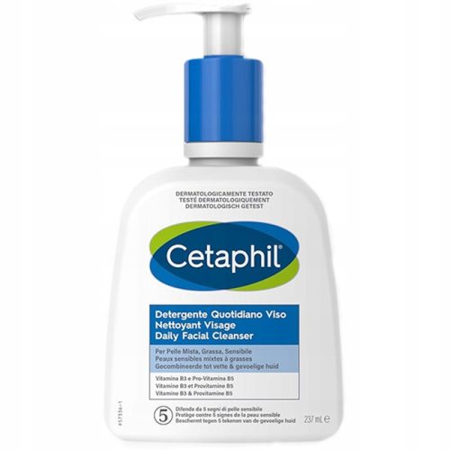 Cetaphil Daily Face Cleanser 237ml - Gentle Cleansing Gel for Daily Use