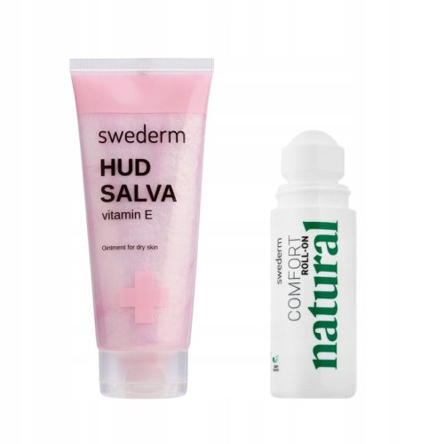 Swederm Skin Care Set: Hudsalva Vitamin E Ointment + Comfort Roll-On