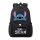 Large Stitch-Themed School Backpack for School, Trips, or Holidays