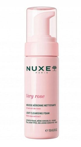 NUXE Very Rose Micellar Cleansing Foam 150ml - Gentle Rose-Scented Skincare
