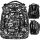 BackUP Drift Black and White School Backpack with Height Adjustment for Boys