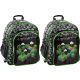 2-Pack Paso Minecraft School Backpacks, Dual Compartment, 38x29x16 cm