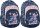 Disney Stitch 3-Compartment School Backpack by Paso, 38x29x17cm - Pack of 2