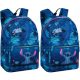 2x Coolpack Cross Stitch Single Compartment School Backpack 42x31x17cm
