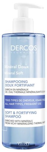 Vichy Dercos Technique Mineral Soft Shampoo - Strengthening Shampoo 400ml