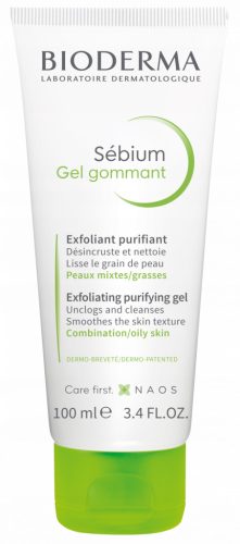 Bioderma Sébium Exfoliating Cleansing Gel for Oily and Combination Skin, 100ml