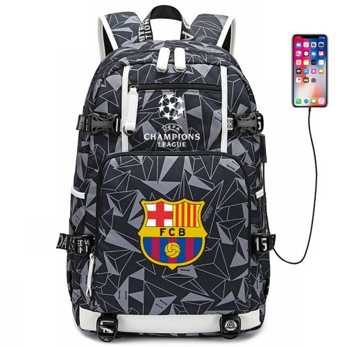 Durable and Ergonomic School Backpack with USB Port and Drink Holders