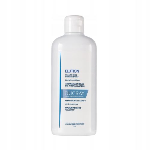 DUCRAY Elution Gentle Anti-Dandruff Shampoo, 400ml - Maintains Scalp Health