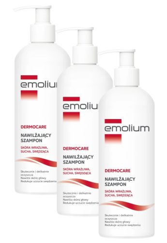 Emolium Dermocare Moisturizing Shampoo for Sensitive Scalp - Suitable from 1 Month Old