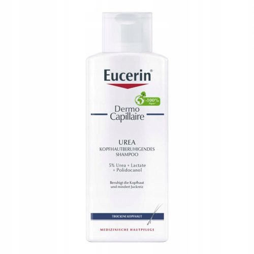 Eucerin Dermocapillaire Soothing Shampoo with Urea for Scalp Hydration - 250ml