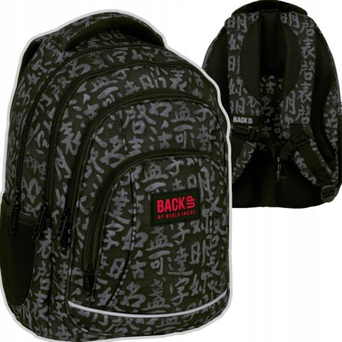 Youthful BackUP 26L School Backpack with Inscriptions, Durable & Waterproof