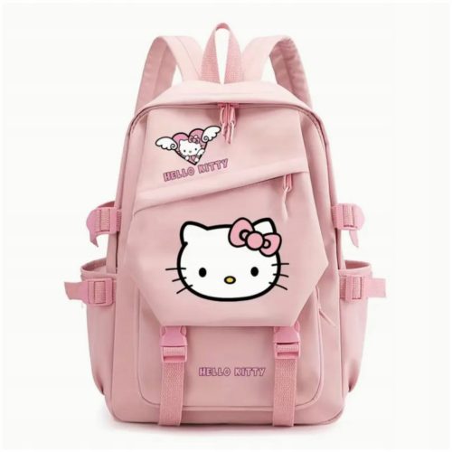 Charming Hello Kitty Pink Backpack for Girls - Ideal School and Everyday Companion