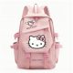 Charming Hello Kitty Pink Backpack for Girls - Ideal School and Everyday Companion
