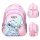 Vadobag Stitch Wild Energy 3-Compartment Pink Backpack - Perfect for School and Trips