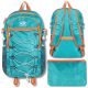 Lightweight Foldable Backpack with Nordic Walking Stick Holder - Ideal for Travel & Hiking