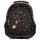 Head Three-Compartment Backpack in Luscious Black with Sparkling Star Pattern