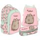2025 Pusheen Pink School Set by St. Majewski - Backpack, Pencil Case, & Gym Bag