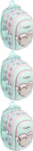 Pusheen Mint 4-Compartment School Backpack, 22L Capacity