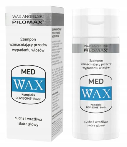 Pilomax Med Wax Strengthening Shampoo for Hair Loss Prevention