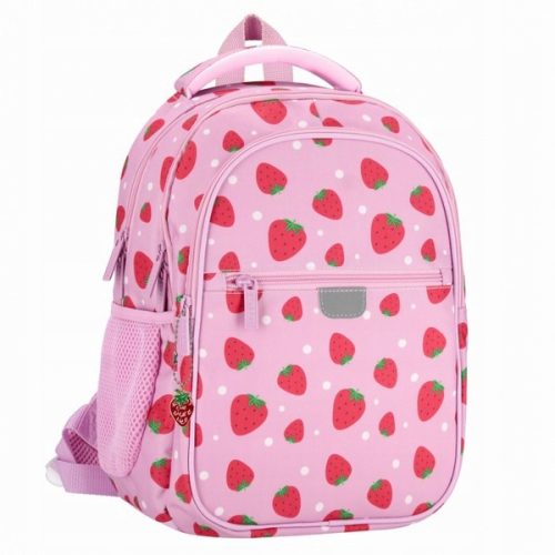 STARPAK Youth School Backpack for Girls with Strawberry Fruit Design