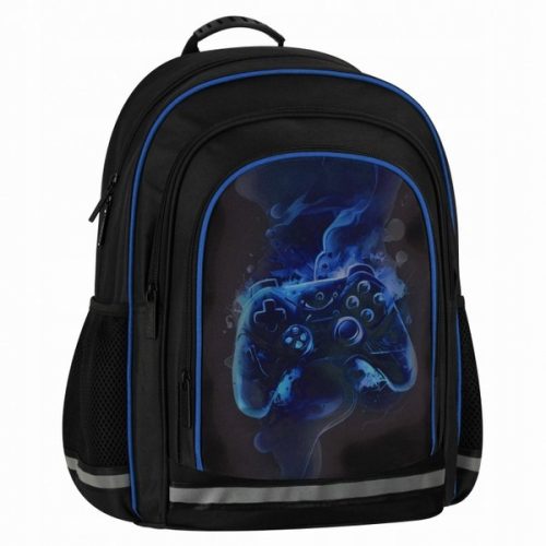 StarPak Youth School Backpack for Boys with Gaming Design, Black