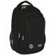Vintage St. Black 17" Triple Compartment Backpack
