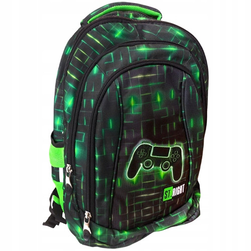 St.Right Majewski BP-04 Youth School Backpack for Gamers - Neon Style