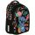 St.Right BPL58 STITCH BLACK ALOHA 4-Compartment School Backpack