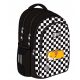 St.Right Sleepy Corgi 16" Plaid School Backpack for Young Girls, 4 Compartments