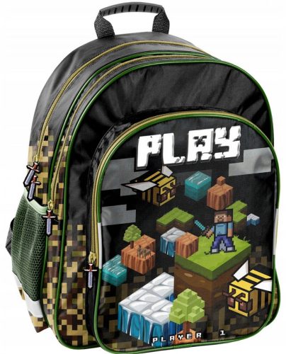 Minecraft-Inspired Pixel Game Backpack for Boys by Paso