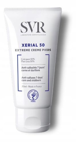 SVR Xérial 50 Extreme Cream for Intense Foot Exfoliation, 50ml