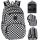 Coolpack Pick Youth School Backpack in Black and White Checkered Design