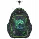 ST.RIGHT Boys' Dark Game Wheeled School Backpack
