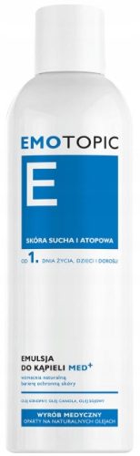 Emotopic MED+ Bath Emulsion 400 ml - Gentle Skin Relief & Hydration