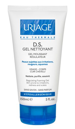 Uriage DS Regulating Foaming Gel Cleanser for Sensitive Skin, 150ml