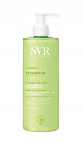 SVR SEBIACLEAR Creme Lavante: Gentle Cleansing Cream for Sensitive Skin, 400ml