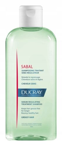 DUCRAY Sabal Shampoo for Oily Hair and Scalp Sebum Control, 200ml