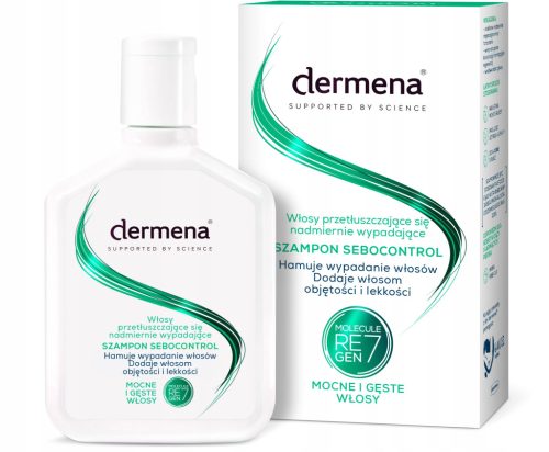 Dermena Sebocontrol Shampoo for Oily, Thinning Hair 200ml