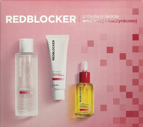 Complete Sensitive & Vascular Skin Care Cosmetic Set: Repair Concentrate, Night Cream, and Micellar Water