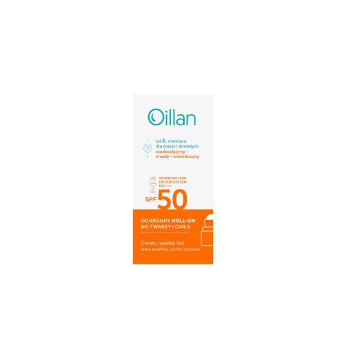 Oillan SPF 50+ Protective Roll-on for Face and Body – Suitable for Kids and Adults