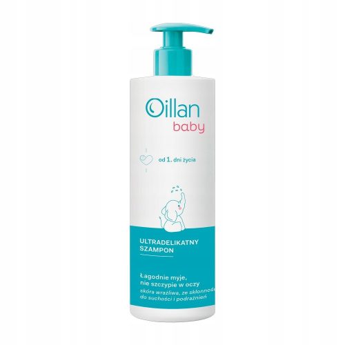 Oillan Baby Ultra Gentle Shampoo 200ml - Tear-Free and Dermatologically Tested