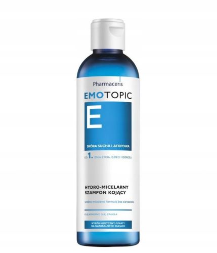 Emotopic Hypoallergenic Hydro-Micellar Shampoo 250ml for Sensitive Scalp