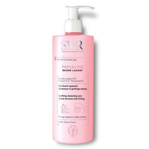 SVR TOPIALYSE BAUME Cleansing Balm for Dry, Sensitive Skin - Hypoallergenic, 200ml/400ml