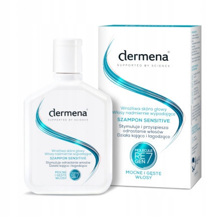 Dermena Sensitive Shampoo for Sensitive Scalp and Thinning Hair, 200 ml by PHARMENA