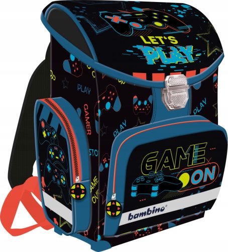 Kids' Lightweight Gaming Themed School Backpack with Breathable System