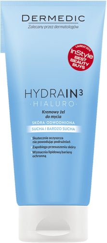 Hydrain3 Hialuro Creamy Gel Cleanser 200ml for Sensitive, Dry Skin