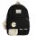 Stylish Black School Backpack with Daisy Design - Versatile & Durable