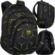 Coolpack Lava Youth School Backpack with 3D Floral Design - Yellow