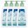 TENA Proskin 4x500ml Shampoo & Shower Gel Combo for Sensitive Skin and Hair